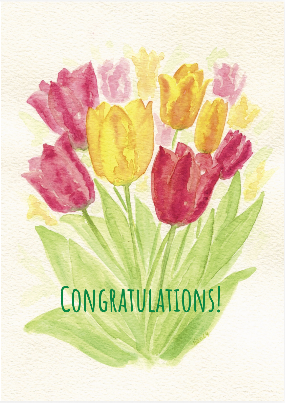 tulip congratulations