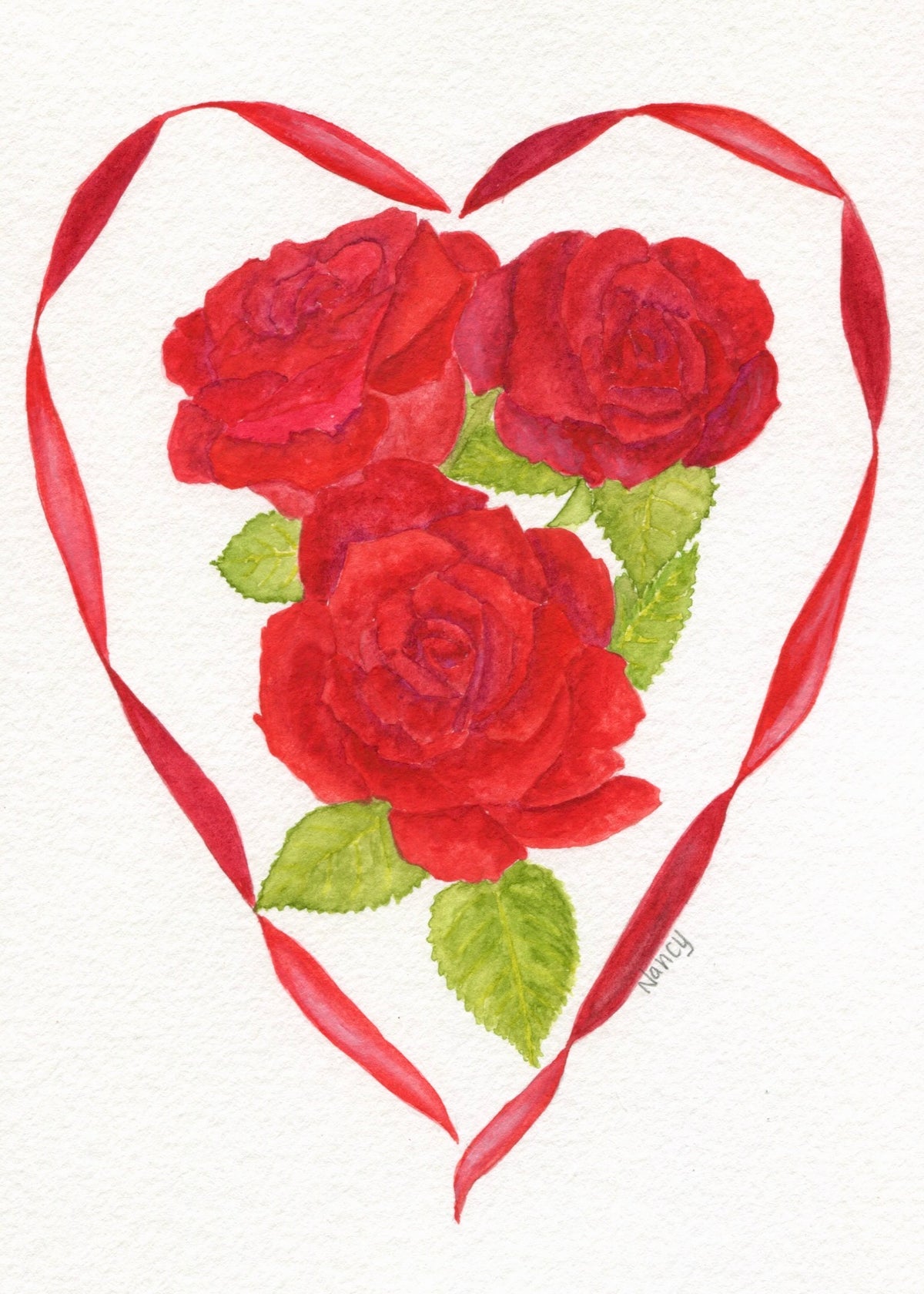 Red Rose Heart